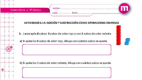 La adición y sustracción como operaciones inversas La adición y sustracción como operaciones inversas