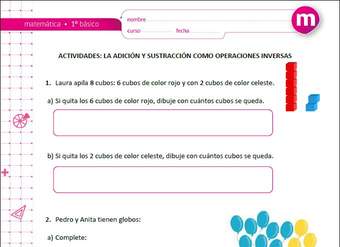 La adición y sustracción como operaciones inversas La adición y sustracción como operaciones inversas