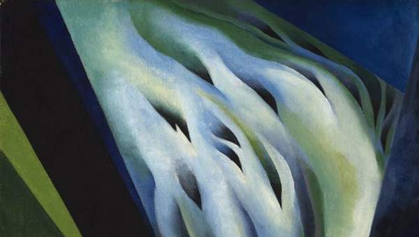 Música azul verdosa de Georgia Okeefe Música azul verdosa de Georgia Okeefe