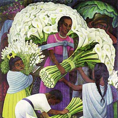 Vendedora de flores de Diego Rivera Vendedora de flores de Diego Rivera