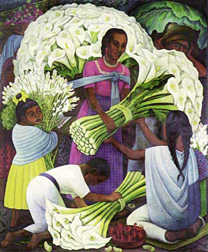 Vendedora de flores de Diego Rivera Vendedora de flores de Diego Rivera