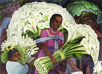 Vendedora de flores de Diego Rivera Vendedora de flores de Diego Rivera