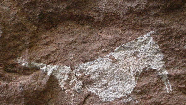 Pintura rupestre Cerro Castillo, Patagonia Pintura rupestre Cerro Castillo, Patagonia
