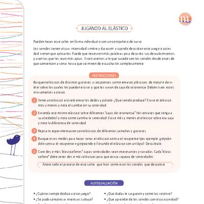 Jugando al elástico Jugando al elástico
