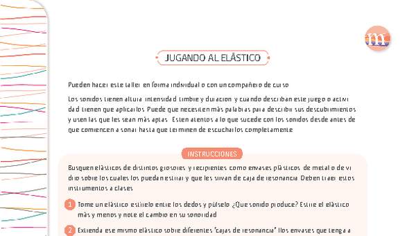 Jugando al elástico Jugando al elástico