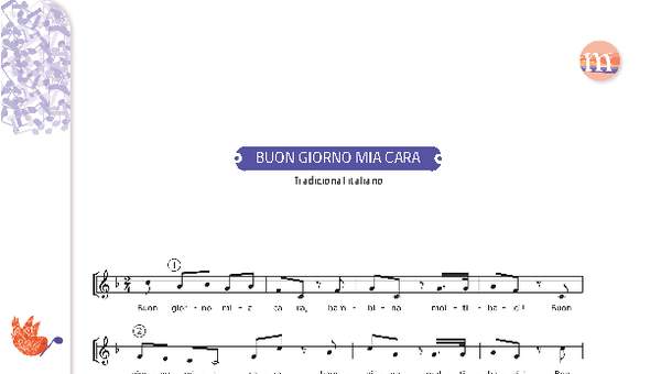 Buon giorno mia cara Buon giorno mia cara