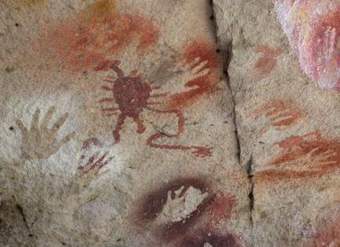 Pintura rupestre, Patagonia Pintura rupestre, Patagonia