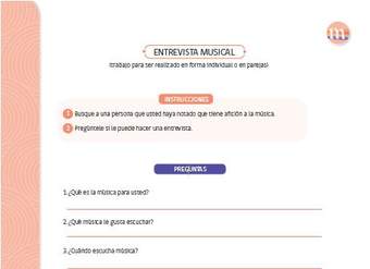 Una entrevista musical Una entrevista musical