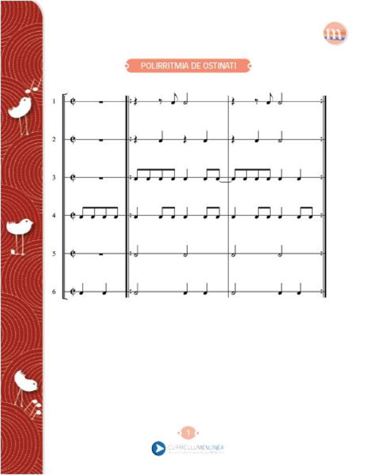 Polirritmia de ostinati Polirritmia de ostinati