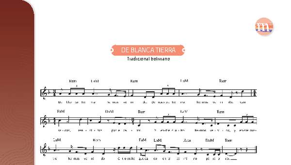 De blanca tierra De blanca tierra