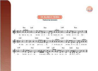 De blanca tierra De blanca tierra