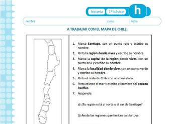 A trabajar con el mapa de Chile A trabajar con el mapa de Chile