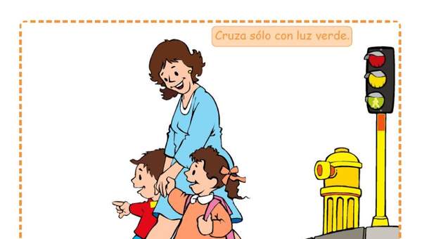 Cruza sólo con luz verde Cruza sólo con luz verde