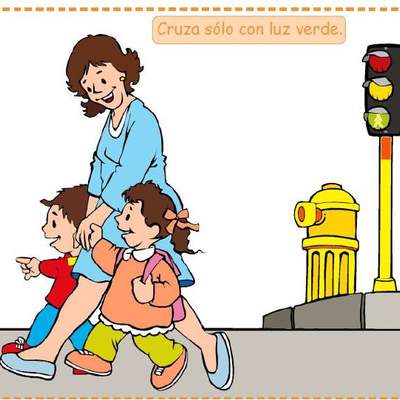 Cruza sólo con luz verde Cruza sólo con luz verde