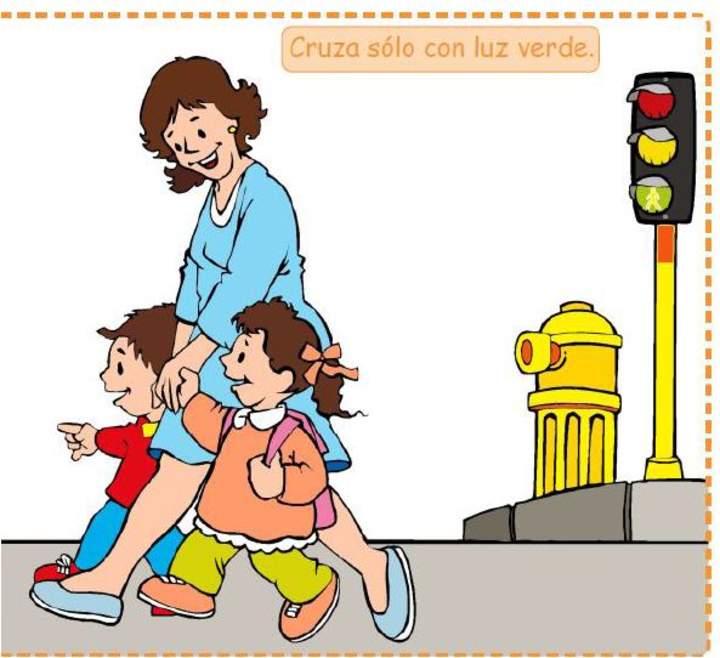 Cruza sólo con luz verde Cruza sólo con luz verde