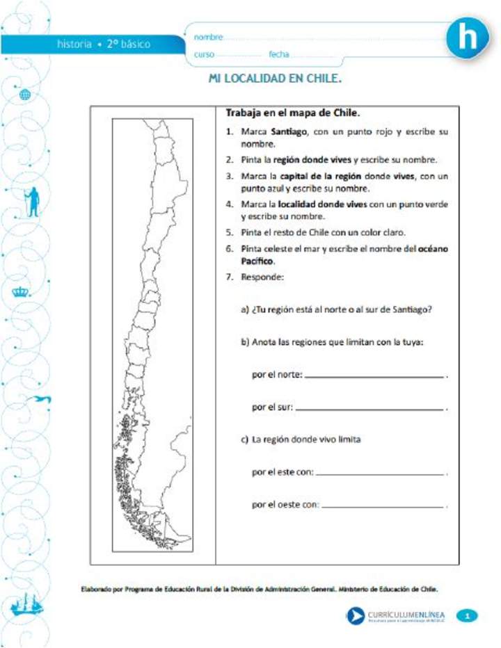 Mi localidad en Chile