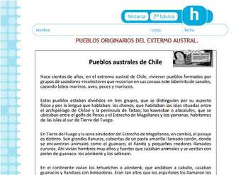 Pueblos originarios del extremo austral Pueblos originarios del extremo austral