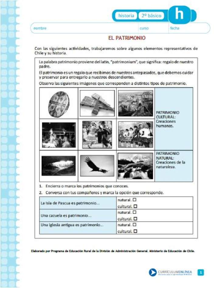 El patrimonio El patrimonio