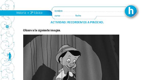 Recordemos a Pinocho Recordemos a Pinocho