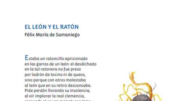 El león y el ratón El león y el ratón