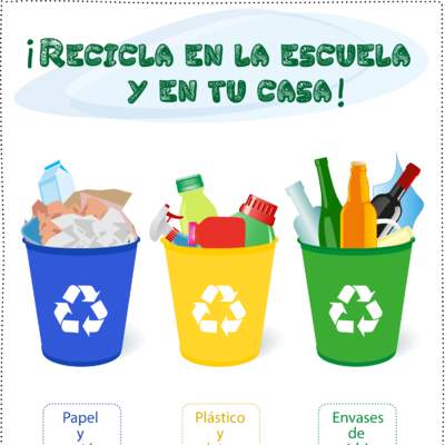 Reciclar en la casa y escuela Reciclar en la casa y escuela