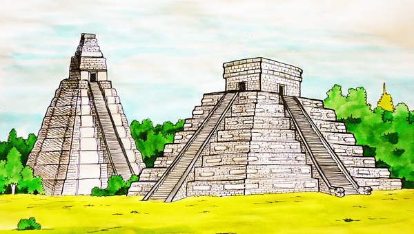 Construcciones mayas Construcciones mayas