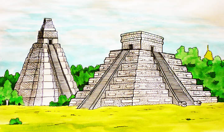 Construcciones mayas Construcciones mayas