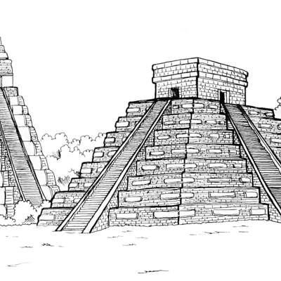 Construcciones mayas Construcciones mayas
