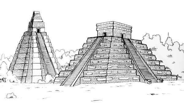 Construcciones mayas Construcciones mayas