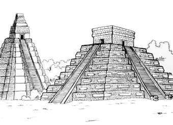 Construcciones mayas Construcciones mayas