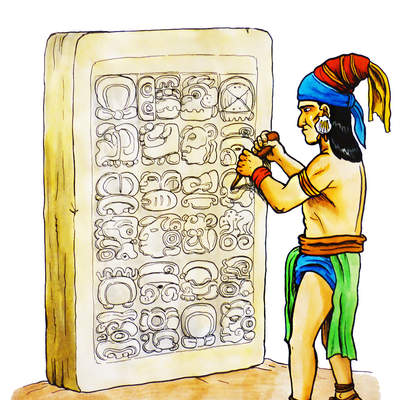 Escritura maya: estelas Escritura maya: estelas