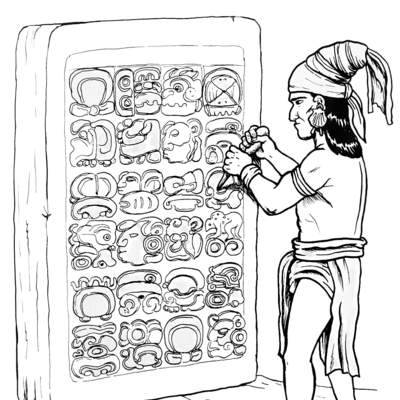 Escritura maya: estelas Escritura maya: estelas