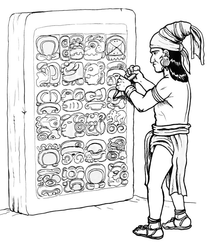 Escritura maya: estelas Escritura maya: estelas