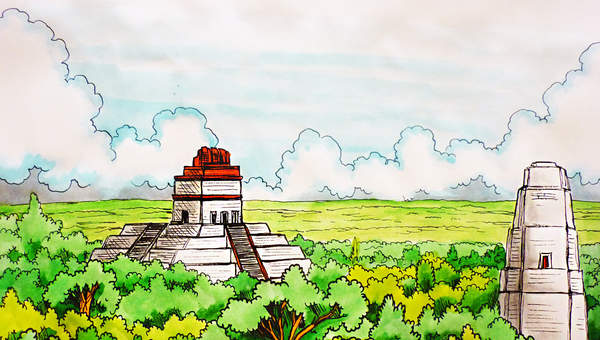 Paisaje maya Paisaje maya