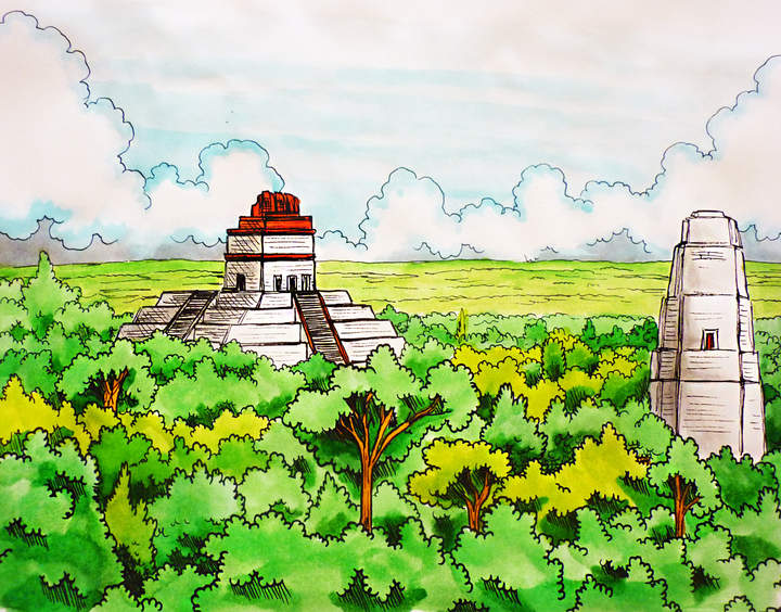 Paisaje maya Paisaje maya