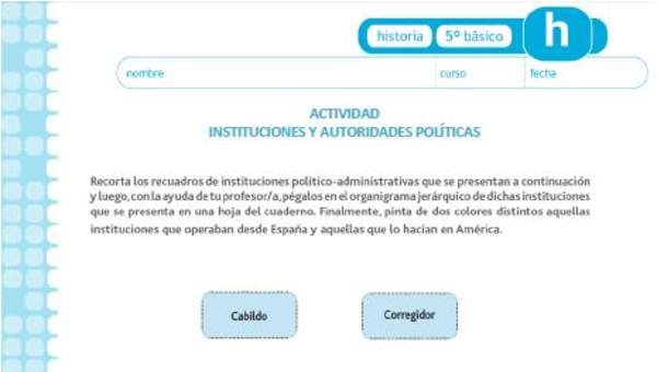 Instituciones y autoridades políticas Instituciones y autoridades políticas