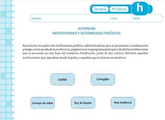 Instituciones y autoridades políticas Instituciones y autoridades políticas