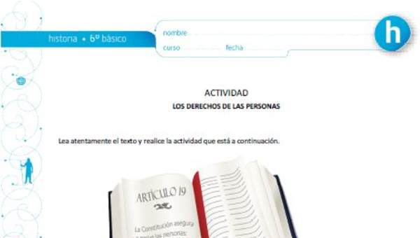 Los derechos de las personas Los derechos de las personas