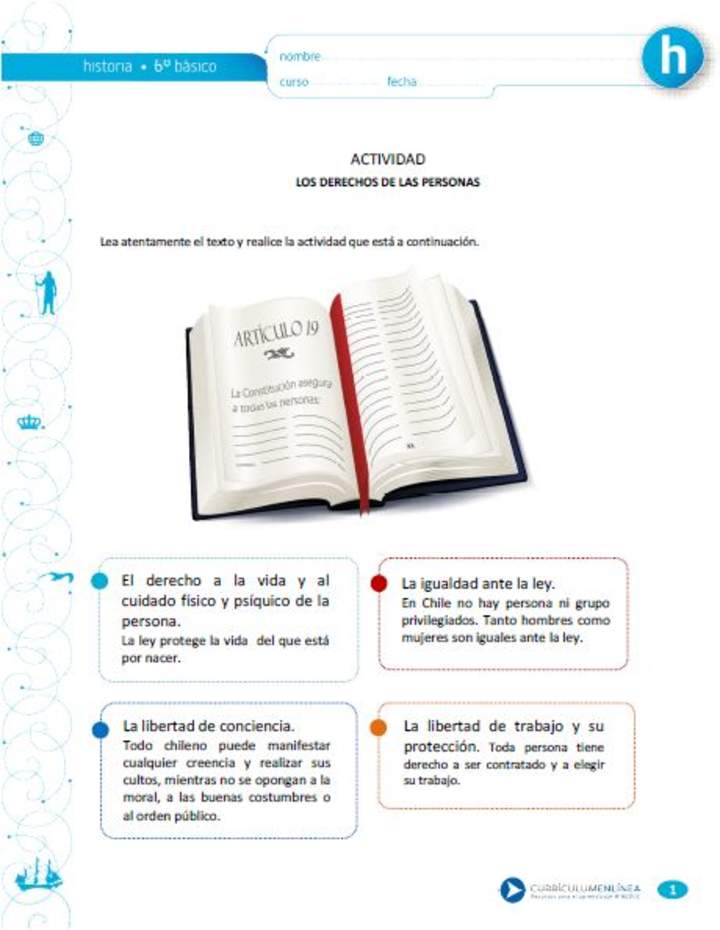 Los derechos de las personas Los derechos de las personas