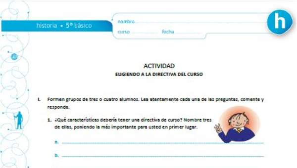 Eligiendo a la directiva del curso Eligiendo a la directiva del curso