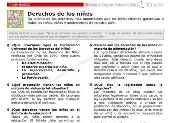 Derechos de los niños Derechos de los niños