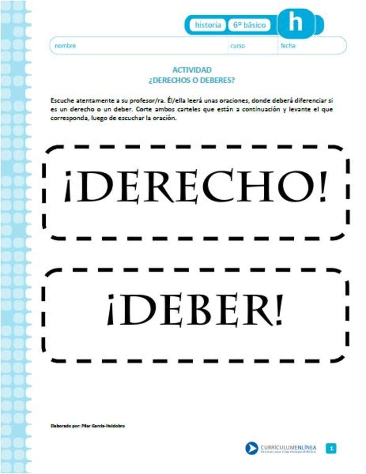 ¿Derecho o deber? ¿Derecho o deber?