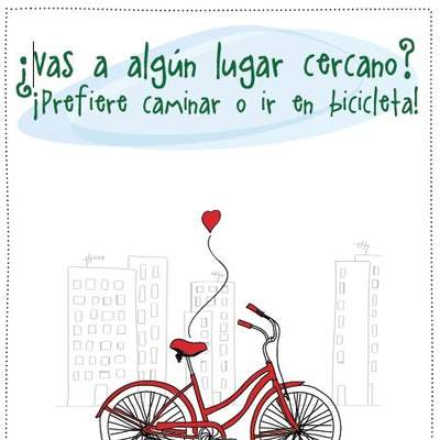 Prefiere andar en bicicleta