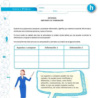 Contraste de información Contraste de información