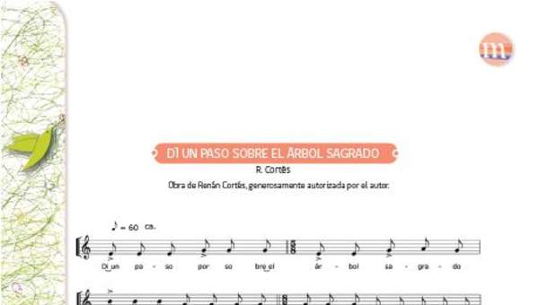 Dí un paso sobre el árbol sagrado Dí un paso sobre el árbol sagrado