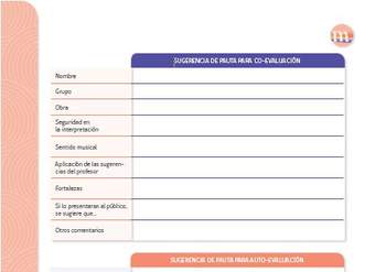 Pautas de evaluación Pautas de evaluación