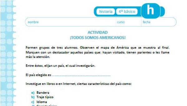 ¡Todos somos americanos! ¡Todos somos americanos!