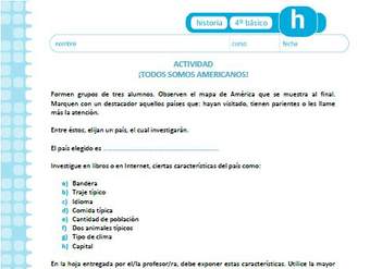 ¡Todos somos americanos! ¡Todos somos americanos!