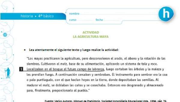 La agricultura maya La agricultura maya