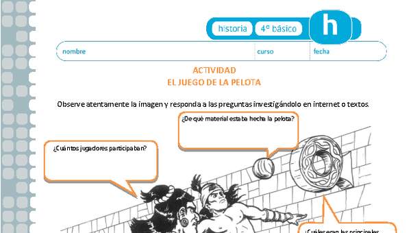 El juego de la pelota El juego de la pelota